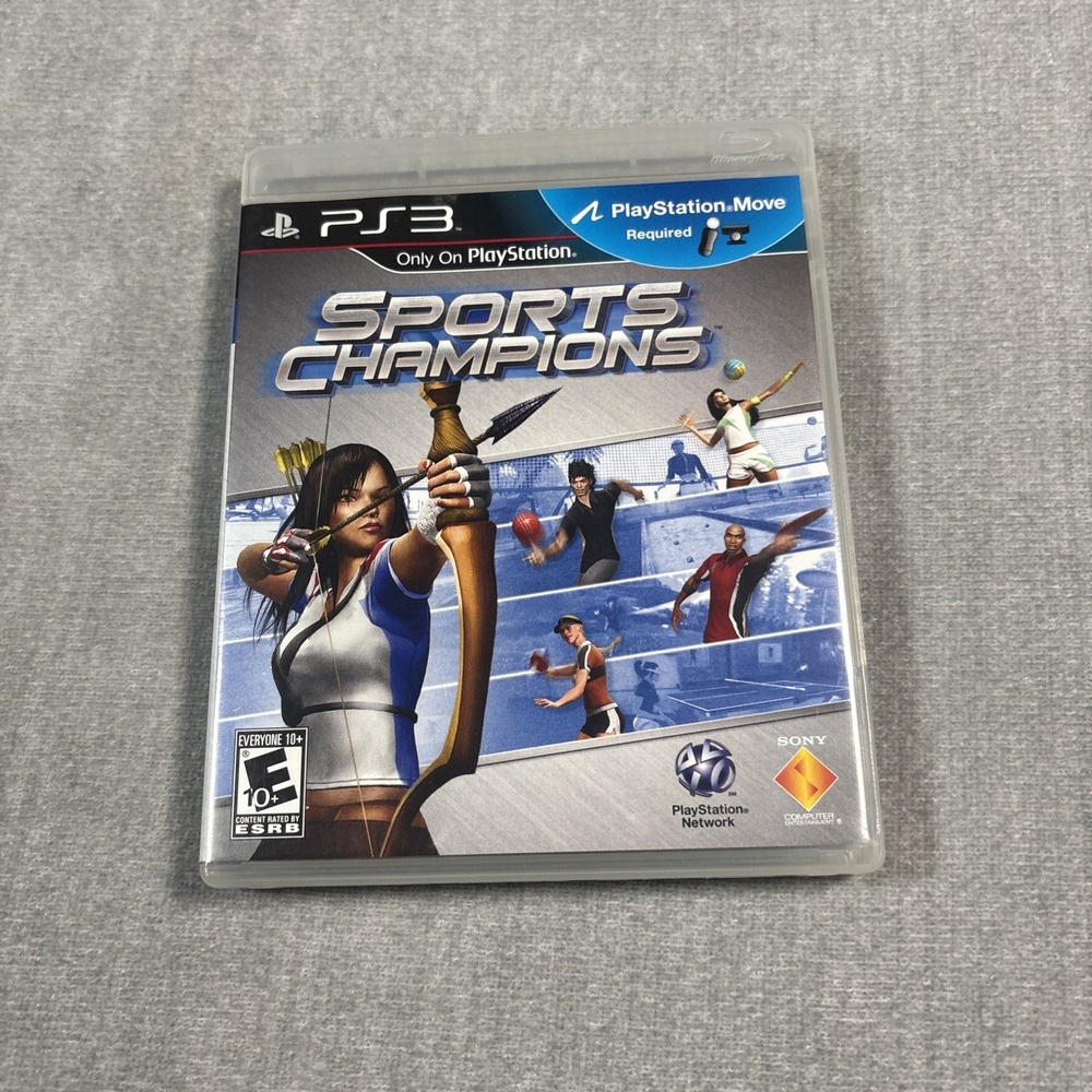 Sports Champions Sony PlayStation 3 PS3 2010 Video Game Manual Move BCUS-98262